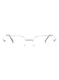 Cartier Eyewear round half-rim glasses - Silver