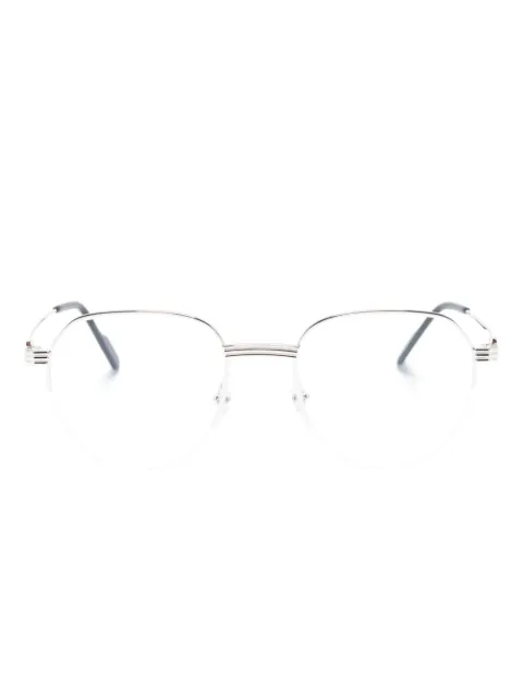 Cartier Eyewear round half-rim glasses