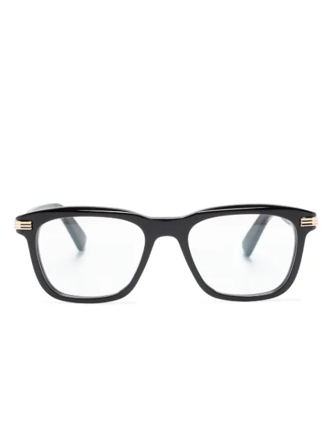 Cartier Eyewear logo-engraved rectangle-frame glasses