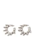 PUCCI dangling loops hoop earrings - Silver