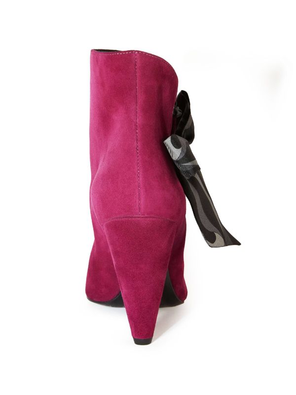 Hot pink ankle outlet booties