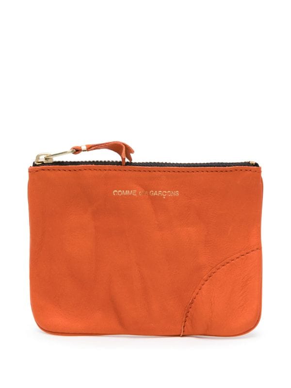 Comme Des Garçons Wallet ジップアップ レザークラッチバッグ - Farfetch