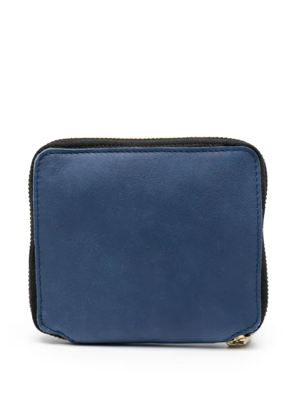 Comme Des Garçons Wallet ファスナー財布 | ブルー | FARFETCH JP