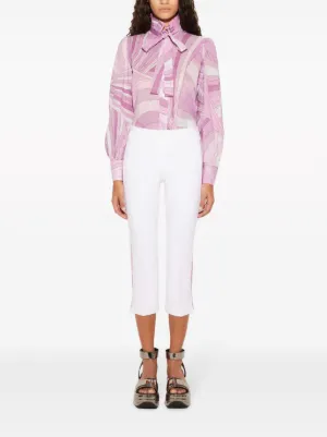 【Pucci】 High-rise croppedパンツ PUCCI Cropped Pants for Women - Shop on FARFETCH