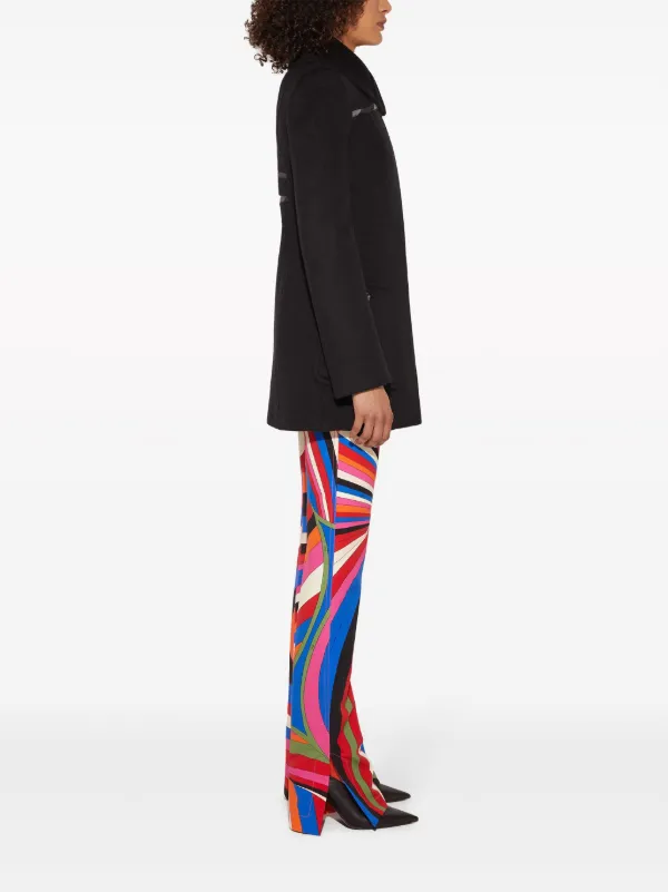 【送料&関税込】Pucci Virgin Wool Jacket PUCCI single-breasted Jacket | Black | FARFETCH