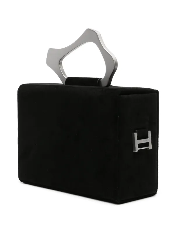 HELIOT EMIL Solely Suede Shoulder Bag | Black | FARFETCH