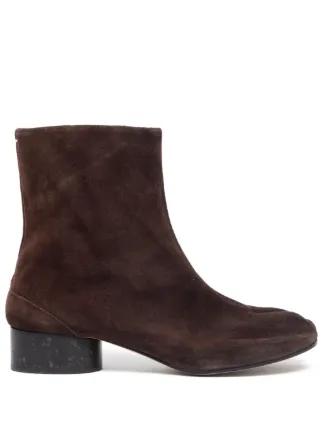 MAISON MARGIELA スエードアンクルタビブーツ Maison Margiela Tabi 30mm スエード アンクルブーツ | ブラウン