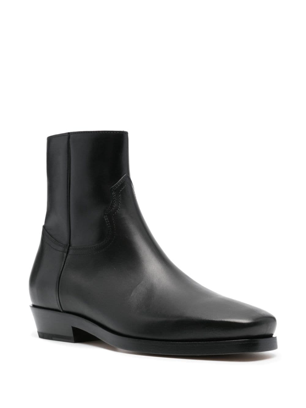 Buttero Mauri panelled ankle boots - Zwart