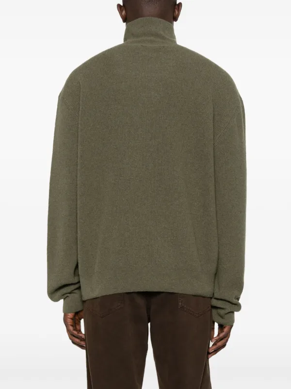 新品　LEMAIRE ルメール　タートルネックウールセーター　フランス製 LEMAIRE タートルネック リブセーター | グリーン | FARFETCH JP