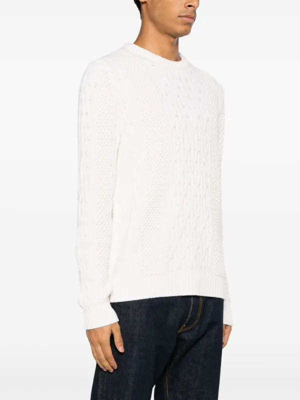 Michael Kors cable knit crew neck Jumper Farfetch