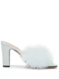 Maison Margiela 90mm Feather sandals - Blue