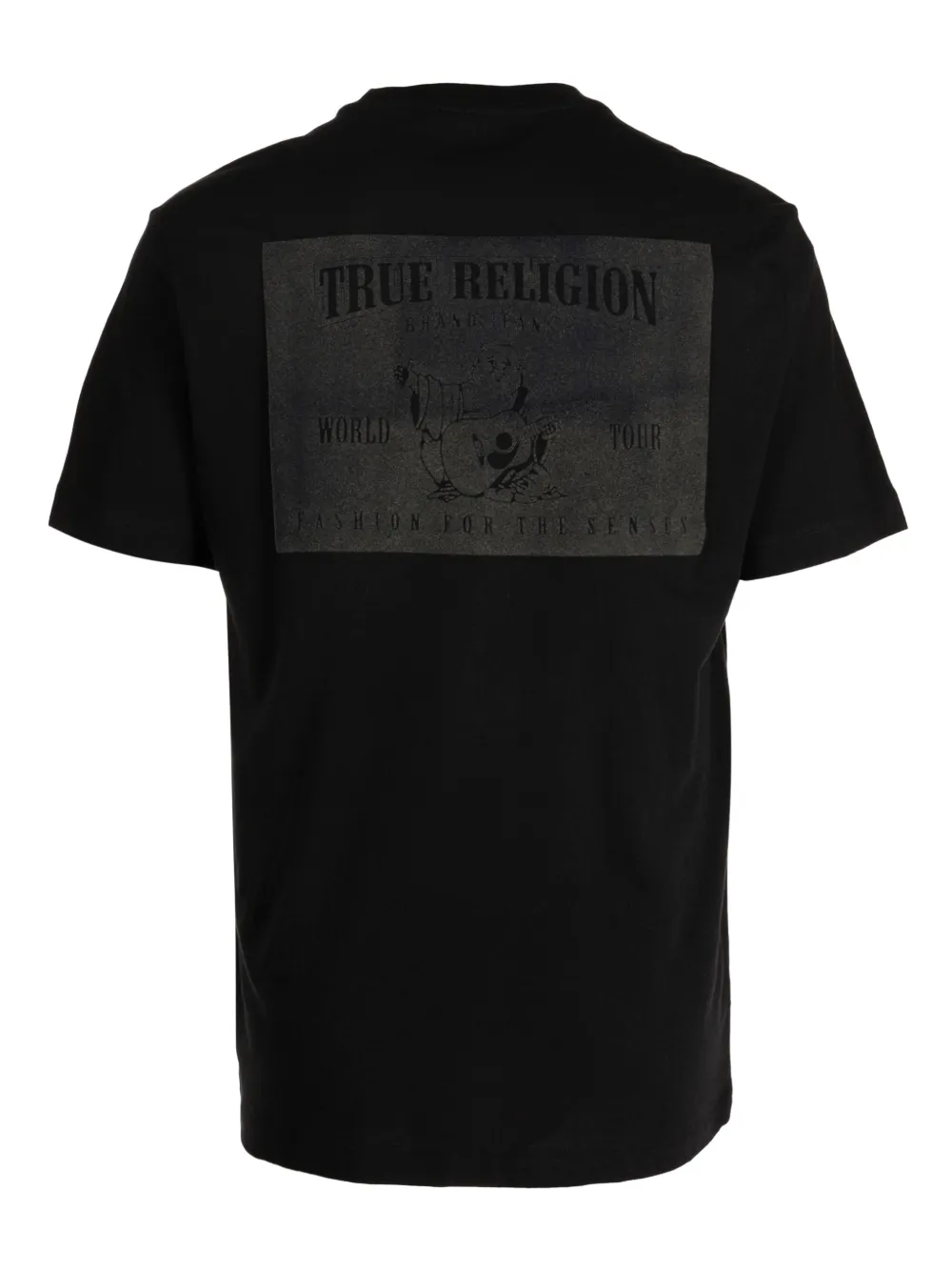 True Religion T-shirt met logoprint - Zwart