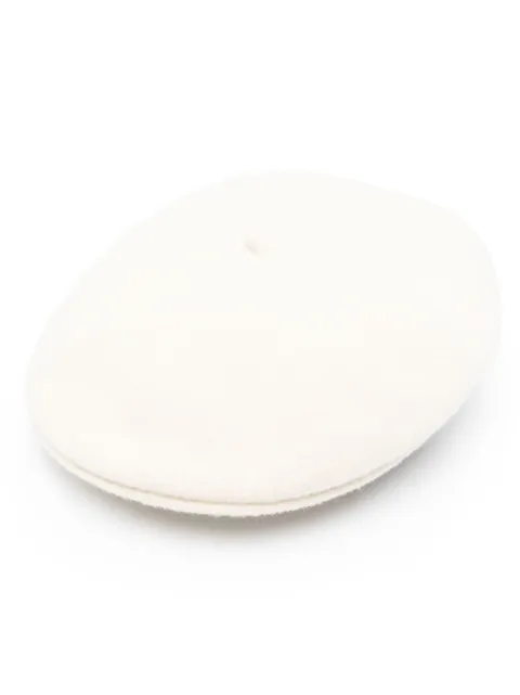 Marine Serre logo-embroidered wool beret
