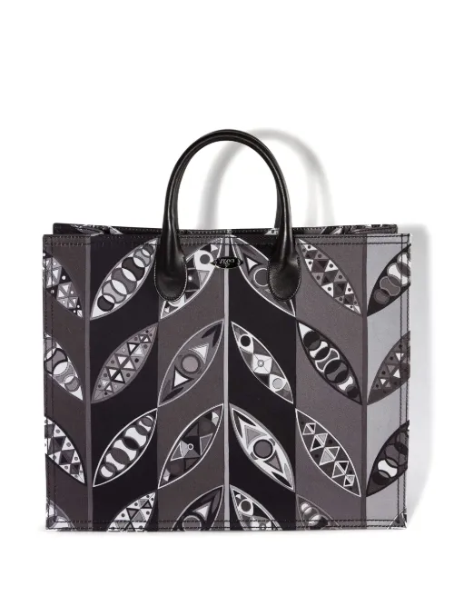 Sac cabas à imprimé géométrique - PUCCI - Modalova