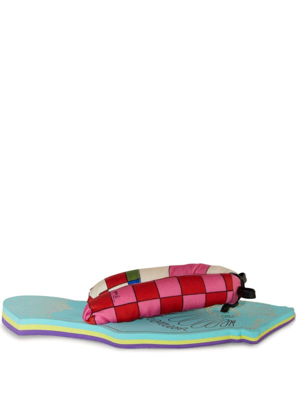 Pucci Scuba Marmo-print Sandals In Pink