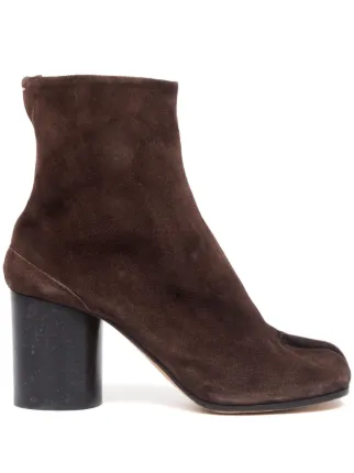 【関税＆送料込み】Maison Margiela Tabi 80 Suede Ankle Boot Maison Margiela Tabi 80mm Suede Ankle Boots | Brown | FARFETCH