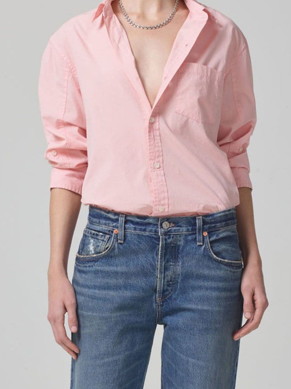 Citizens of Humanity Katoenen blouse - Roze