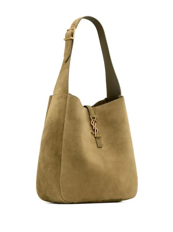 Large suede outlet bag