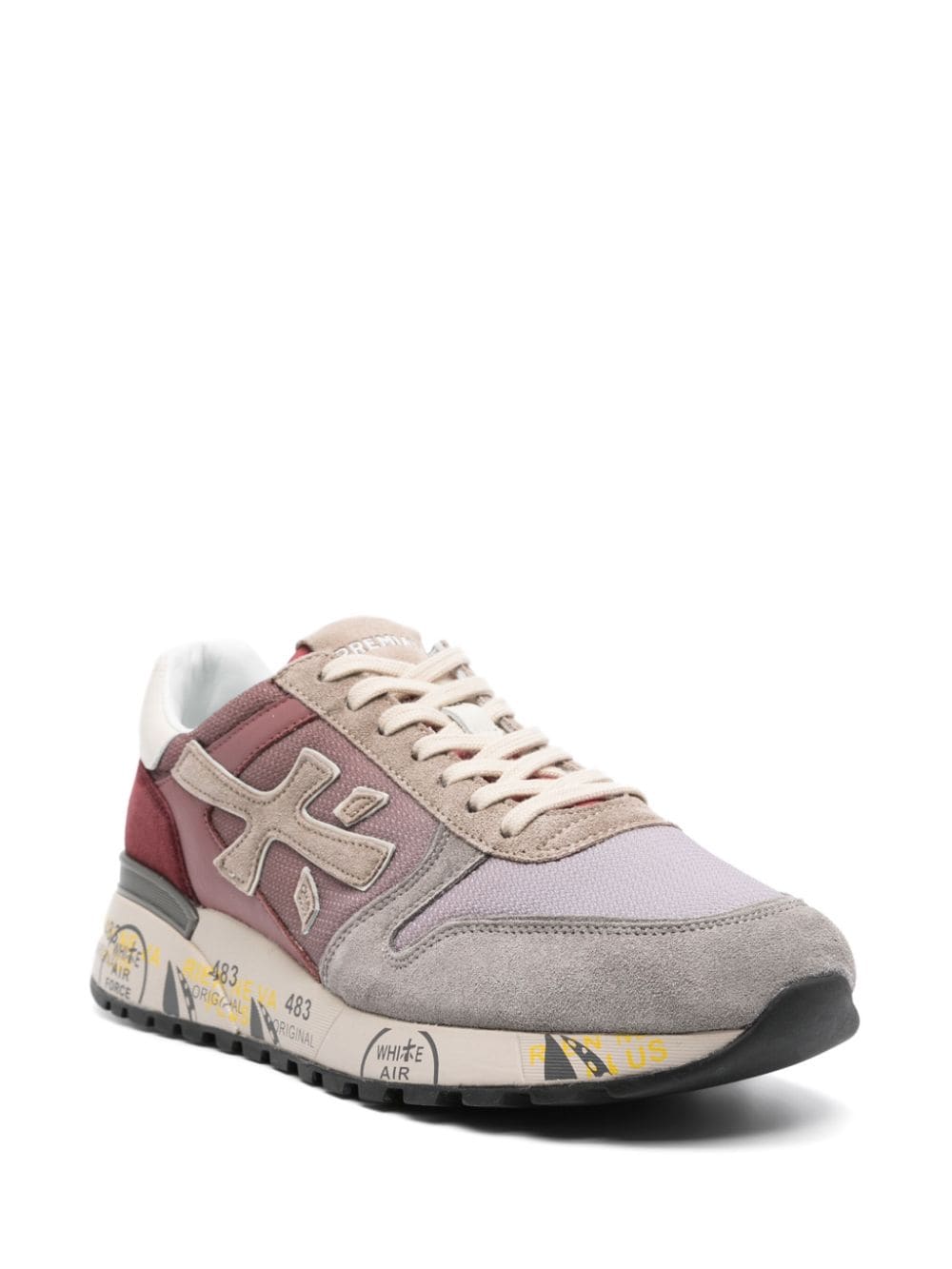 Premiata Mick 6416 panelled sneakers - Grijs