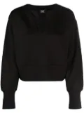 Scotch & Soda bead-embelished V-neck sweatshirt - Black