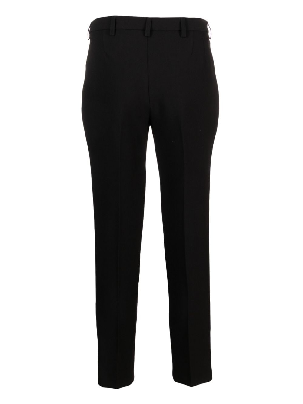 Shop Merci Pressed-crease Slim-fit Trousers In Black