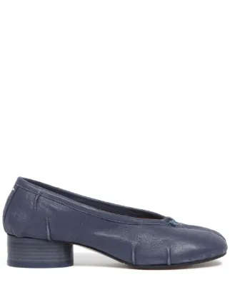 Maison Margiela Tabi New 30mm フラットシューズ Maison Margiela 30mm Tabi New Pumps | Black | FARFETCH