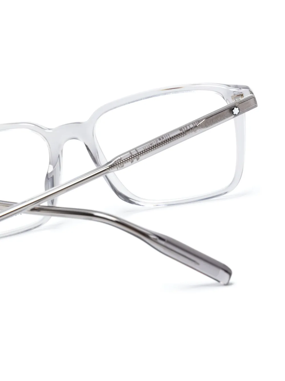 Fashion Unisex Square Plain Glasses: Metal Frame Polygon
