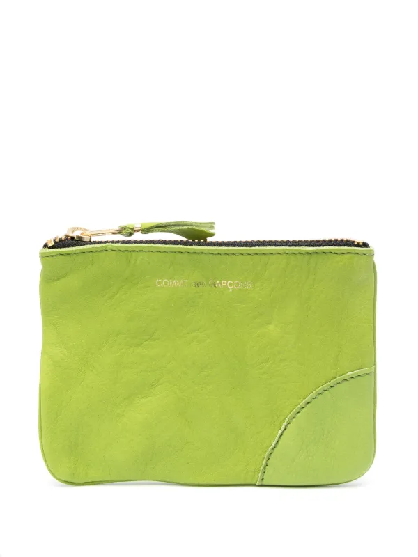 Comme Des Garçons Wallet ジップアップ レザークラッチバッグ - Farfetch