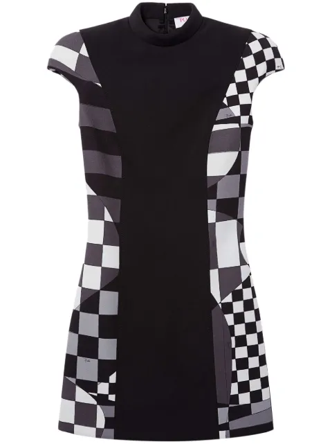 PUCCI Giardino-panel mock-neck minidress