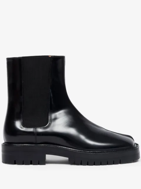Maison Margiela Tabi レザーチェルシーブーツ