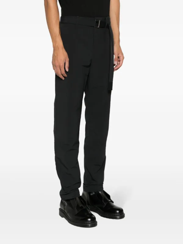 Sacai straight-leg Cotton Trousers | Black | FARFETCH RO