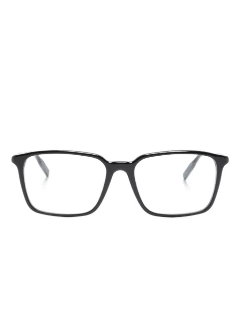 Montblanc lentes con armazón cuadrada y logo grabado