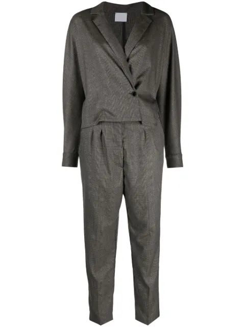 Merci notched-lapel long-sleeve jumpsuit