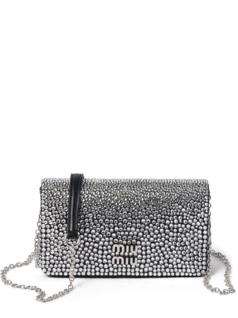 Miu Miu crystal-embellished mini bag