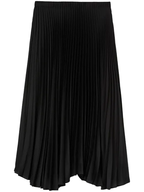 Jil Sander high-waist pleated midi skirt