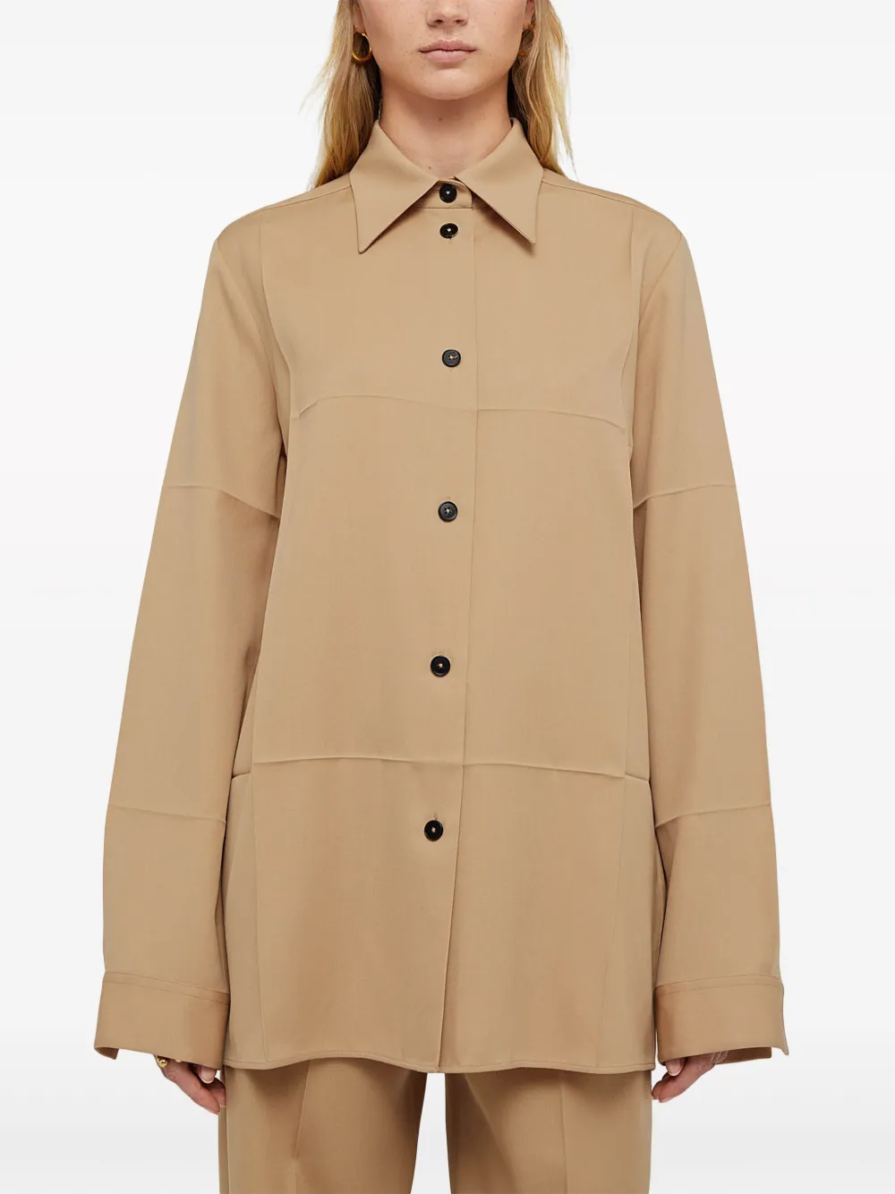 Jil Sander Gabardine blouse - Beige