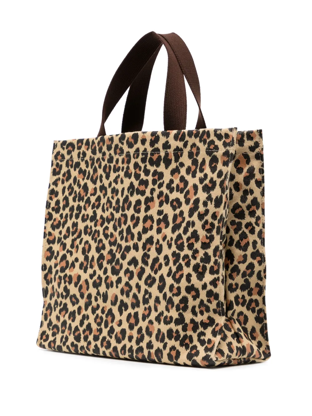 Agnès b. leopardprint Canvas Tote Bag Farfetch