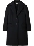 Miu Miu virgin wool-blend velour coat - Black
