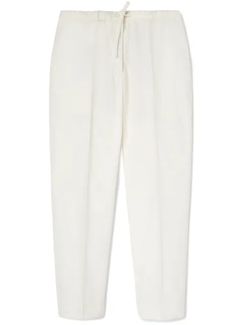 Jil Sander drawstring-waistband cotton trousers