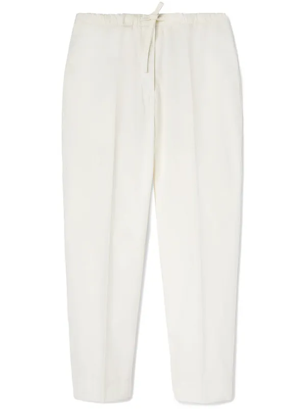 Jil Sander ドローストリング パンツ | ホワイト | FARFETCH JP