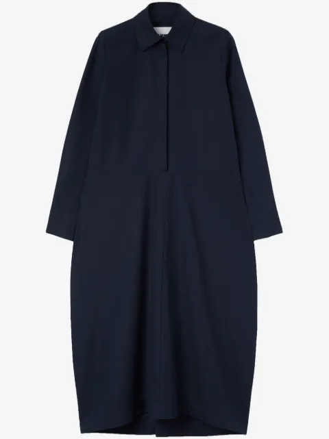 Jil Sander vestido camisero manga larga