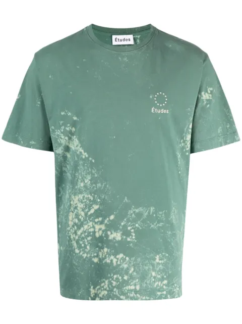 Études Studio bleached-effect organic cotton T-shirt 