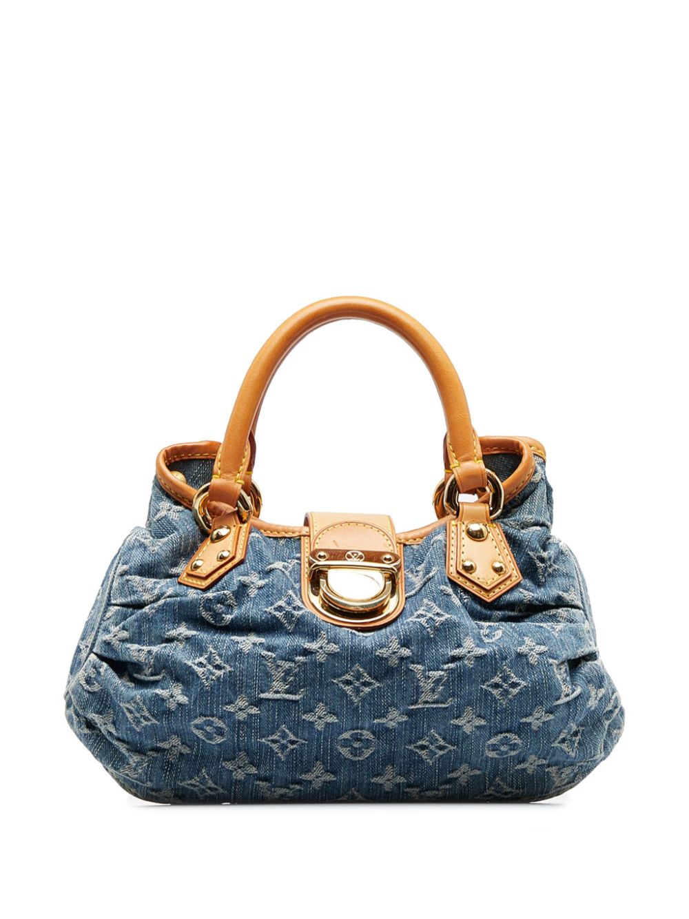 Louis Vuitton 2006 Pre-owned Denim Monogram Pleaty Handbag - Blue