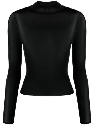 Maison Margiela タートルネック ボディスーツ | ブラック | FARFETCH JP