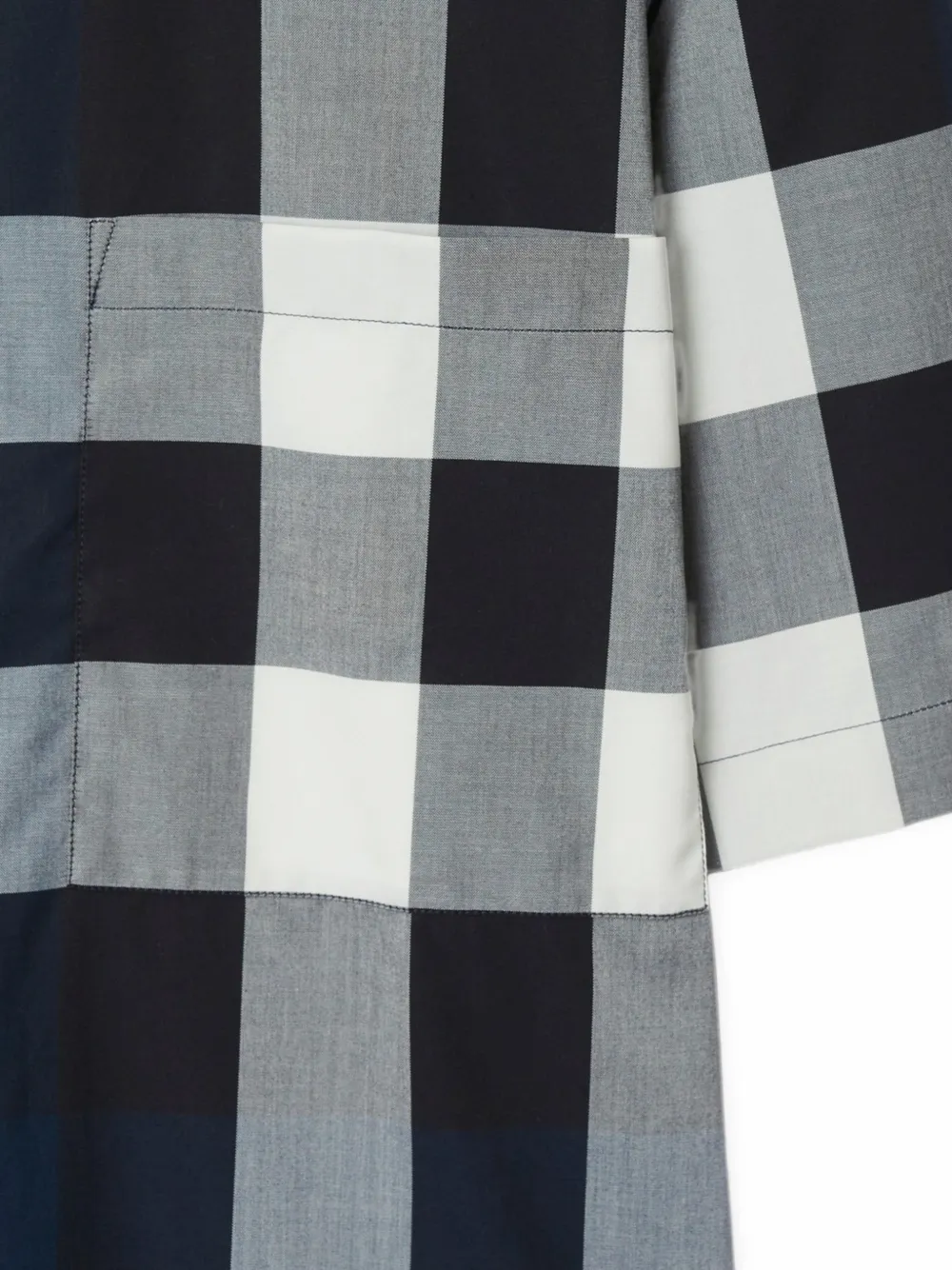 Burberry Geruit katoenen overhemd Blauw