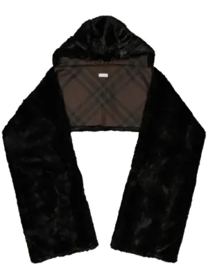 Bless フーデッド スカーフ | ブラック | FARFETCH JP