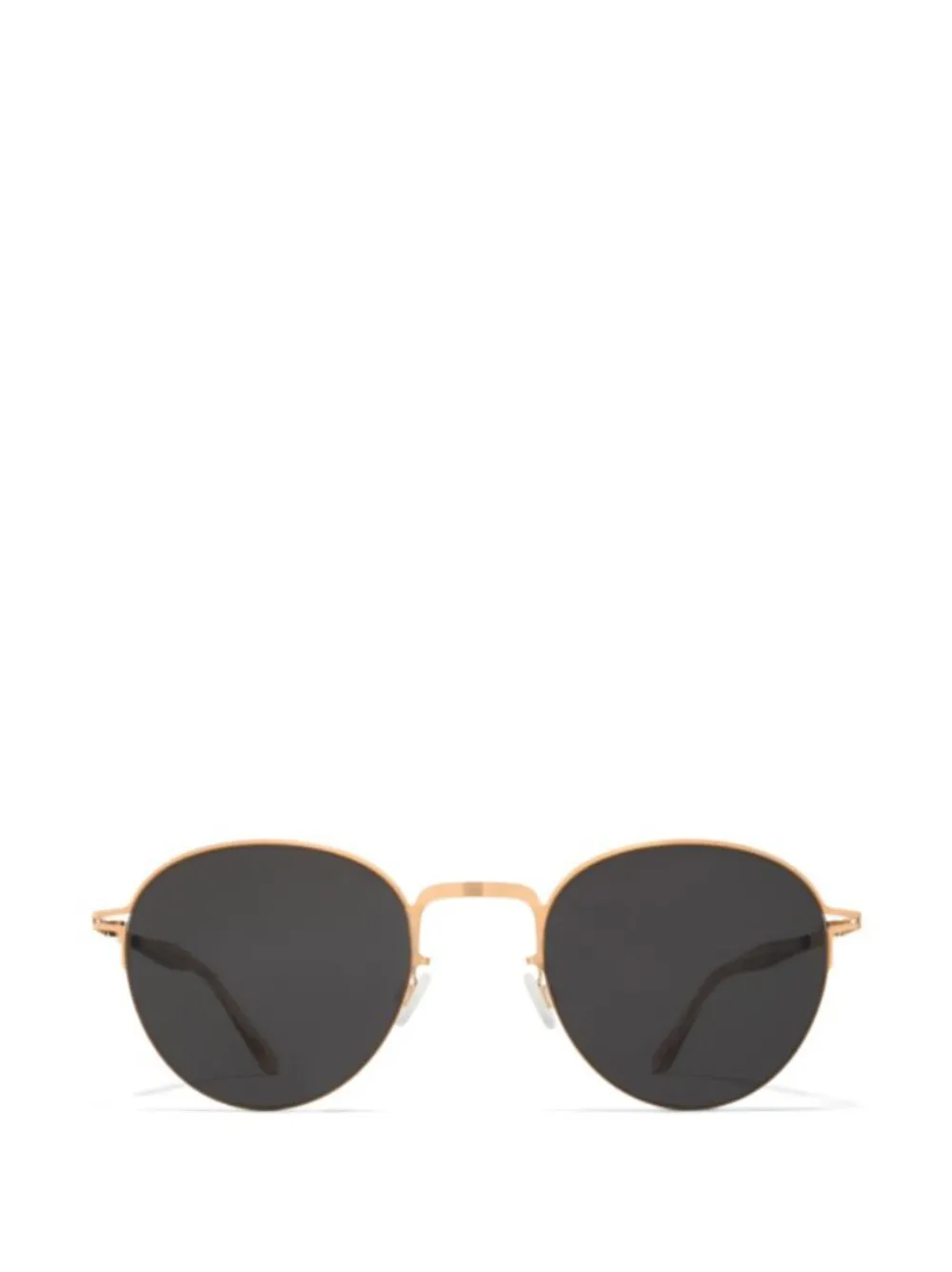 Mykita Tate zonnebril met half montuur Goud