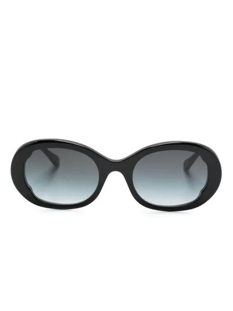 Chloé Eyewear نظارة شمس 'ليلي' بإطار مستدير 