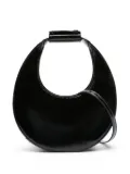 STAUD mini Moon patent leather bag - Black