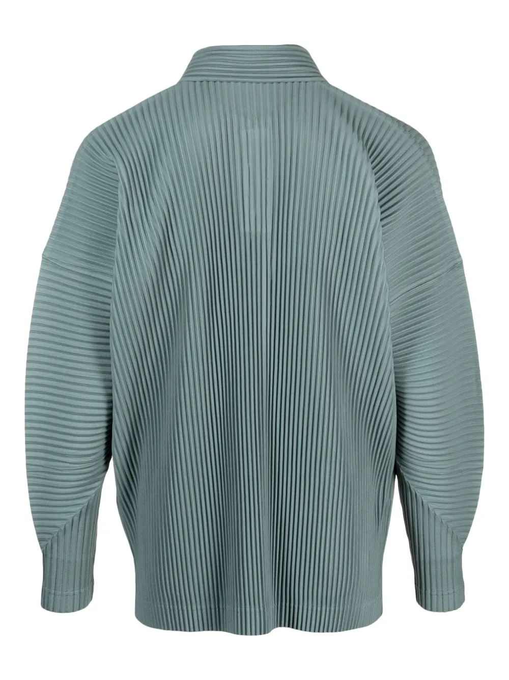 Homme Plissé Issey Miyake Poloshirt met lange mouwen - Groen